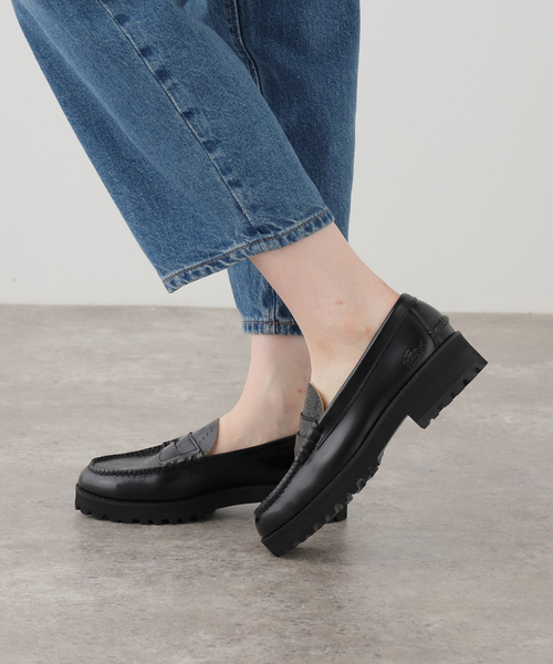 The Kenford Fineshoes(ケンフォードファインシューズ)の「≪追加≫The Kenford Fineshoes TANK SOLE LOAFERS / BLACK BLACK(ローファー・レディース・ブラック・23cm/24cm/23.5cm/24.5cm)」の7枚目の写真