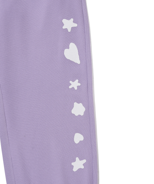 YOUHEE（ユヒ）の「GRAPHIC WAFFLE SWEAT PANTS_PURPLE（スウェットパンツ・レディース・その他・FREE）」の5枚目の写真