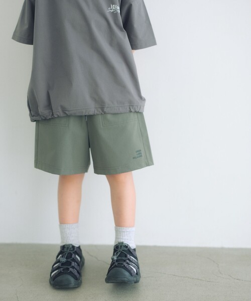 green label relaxing(グリーンレーベルリラクシング)の「アクティブ ショーツ / キッズ 100cm-160cm(カーゴパンツ・キッズ・オリーブ/ブラック/コバルトブルー・120cm/150cm/130cm/160cm/110cm/140cm/100cm)」の17枚目の写真
