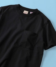 【75】【Goodwear/グッドウェア】ヘビーウェイト USAコットン 吸水速乾 接触冷感 無地 ポケット クルーネック 半袖Tシャツ/レギュラーシルエット