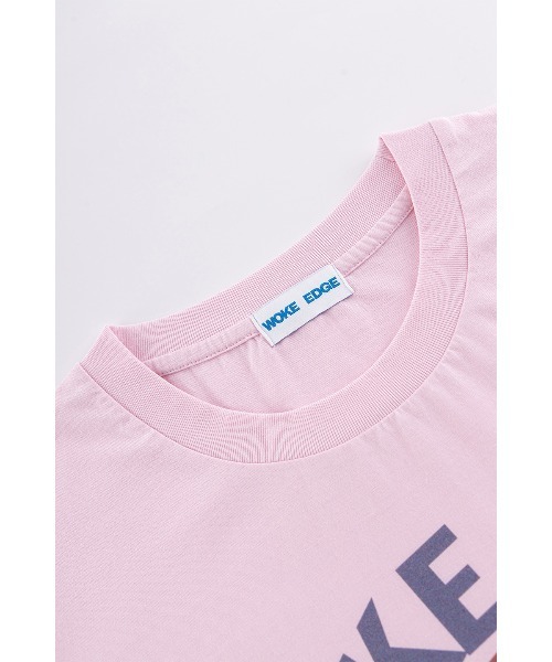 WOKE EDGE(ウォークエッジ)の「Tシャツ|Circle Logo Tee|WOKE EDGE(Tシャツ/カットソー・メンズ・ホワイト/ピンク・SMALL/MEDIUM/X-LARGE/LARGE)」の10枚目の写真