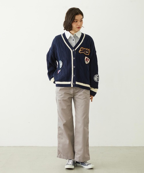 MILKFED.(ミルクフェド)の「ACCENT COLLAR and CUFFS SHIRT(シャツ/ブラウス・レディース・グレー/ライトパープル/ブルー・S/M)」の20枚目の写真