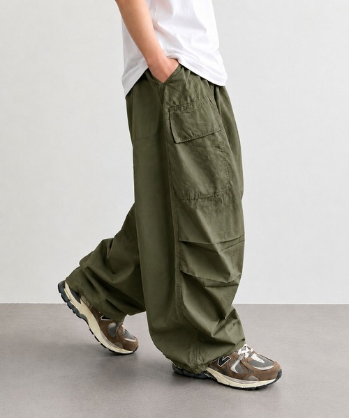 CALIFORNIA OUTFITTERS(カリフォルニア アウトフィッターズ)の「5C3 イージーワイドカーゴパンツ(カーゴパンツ・メンズ・ブラック/カーキ/ブラウン/ライトカーキ/グレー・FREE)」の4枚目の写真