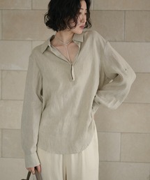 linen design shirt /リネンデザインシャツ