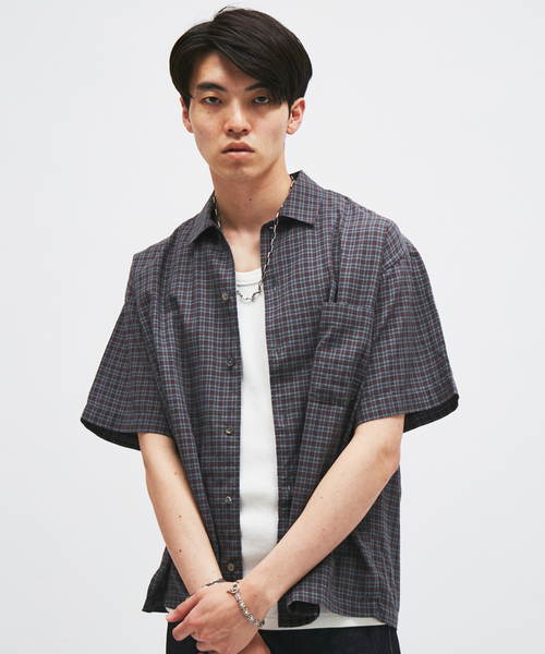 JOURNAL STANDARD(ジャーナルスタンダード)の「STILL AUTHENTIC / スティル オーセンティック チェック シャツ(シャツ/ブラウス・メンズ・グレー/ホワイト系その他/ブラウン/ベージュ・MEDIUM/LARGE)」の1枚目の写真