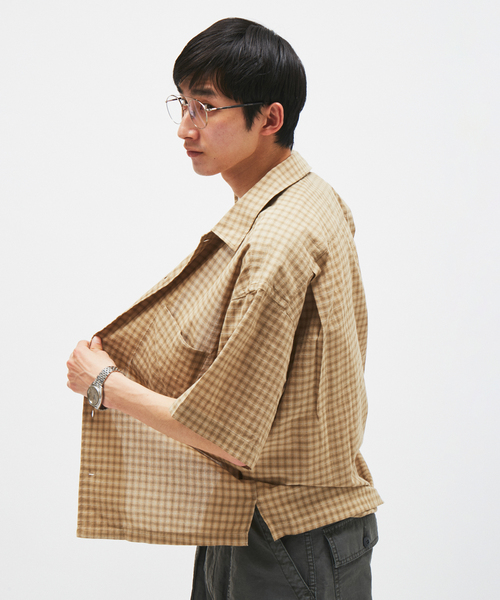 JOURNAL STANDARD(ジャーナルスタンダード)の「STILL AUTHENTIC / スティル オーセンティック チェック シャツ(シャツ/ブラウス・メンズ・グレー/ホワイト系その他/ブラウン/ベージュ・MEDIUM/LARGE)」の10枚目の写真