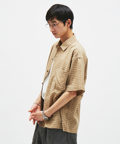 JOURNAL STANDARD(ジャーナルスタンダード)の「STILL AUTHENTIC / スティル オーセンティック チェック シャツ(シャツ/ブラウス・メンズ・グレー/ホワイト系その他/ブラウン/ベージュ・MEDIUM/LARGE)」の12枚目の写真