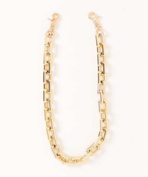 an meets zakka(アンミツザッカ)の「an meets zakka an meets zakka 【COMONONOSA(コモノノサ) 】OMOCHA CHAIN(オモチャチェーン) ウォレットチェーン -スクエア-(ウォレットチェーン・レディース・ゴールド/シルバー/ガンメタ・ONESIZE)」の2枚目の写真