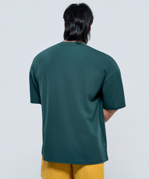 PHYSICAL GARMENTS（フィジカルガーメンツ）の「P2636 クラックアーチロゴジャイアント半袖[3COLOR]（Tシャツ/カットソー・メンズ・ダークグリーン/ホワイト/ブラック・XX-LARGE/X-LARGE/LARGE/MEDIUM）」の4枚目の写真