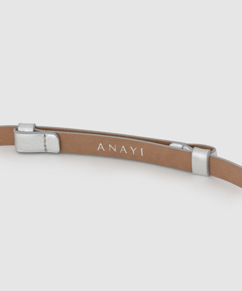 ANAYI(アナイ)の「ダブルリングスライドベルト(ベルト・レディース・シルバー/ブラック/ホワイト・FREE)」の16枚目の写真