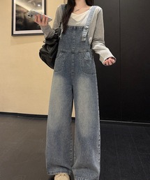 デニムサロペット
