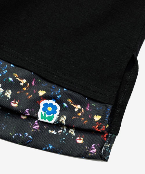 rehacer(レアセル)の「rehacer : Botanical Layered Wide CS / ボタニカルレイヤード ワイドカットソー(Tシャツ/カットソー・メンズ・ブラック/ホワイト・LARGE/X-LARGE/SMALL/MEDIUM)」の7枚目の写真
