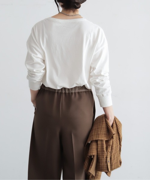 NOMBRE IMPAIR(ノンブルアンペール)の「【予約】ライオン刺繍プリント 長袖TEE(Tシャツ/カットソー・レディース・レッド/イエロー/ホワイト・FREE)」の13枚目の写真
