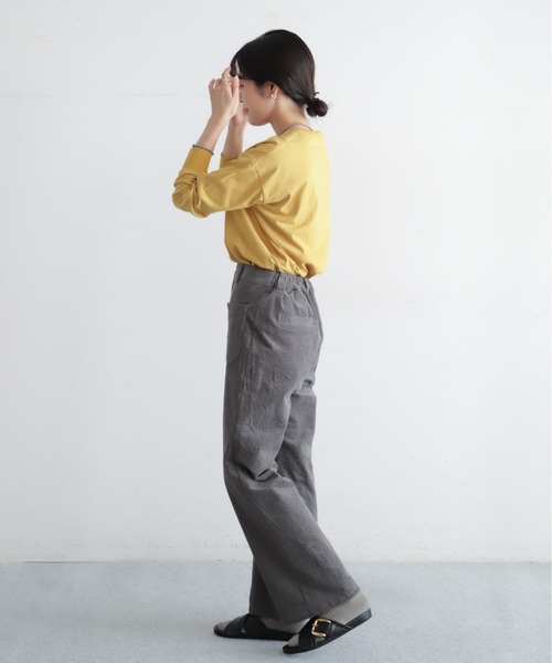 NOMBRE IMPAIR(ノンブルアンペール)の「【予約】ライオン刺繍プリント 長袖TEE(Tシャツ/カットソー・レディース・レッド/イエロー/ホワイト・FREE)」の15枚目の写真