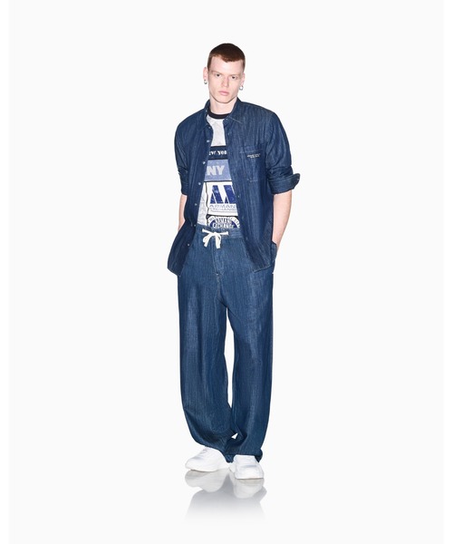 ARMANI EXCHANGE（アルマーニエクスチェンジ）の「【A|X アルマーニ エクスチェンジ】オールオーバーロゴプリント レギュラーフィット 半袖クルーネックTシャツ/REGULAR（Tシャツ/カットソー・メンズ・その他・SMALL/MEDIUM/LARGE/X-LARGE/X-SMALL/XX-LARGE）」の2枚目の写真