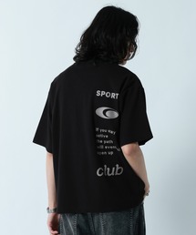 Cutting Design Logo Print T-Shirt/キリカエロゴプリントTシャツ