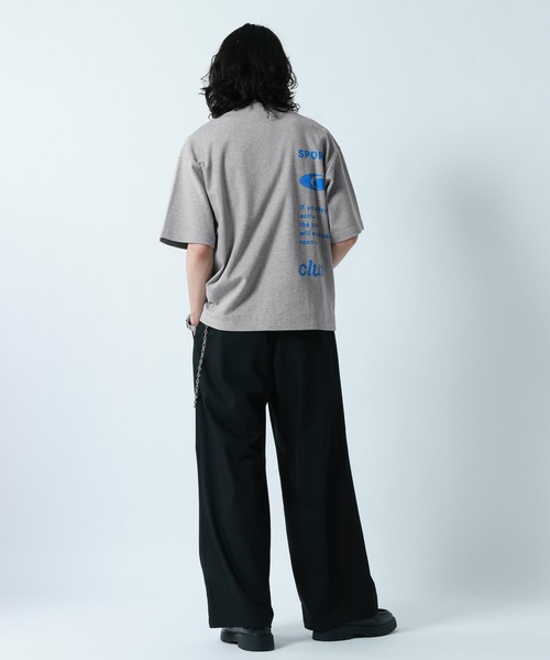 RAGEBLUE(レイジブルー)の「Cutting Design Logo Print T-Shirt/キリカエロゴプリントTシャツ(Tシャツ/カットソー・メンズ・ブラック/グレー/ホワイト・LARGE/MEDIUM)」の18枚目の写真