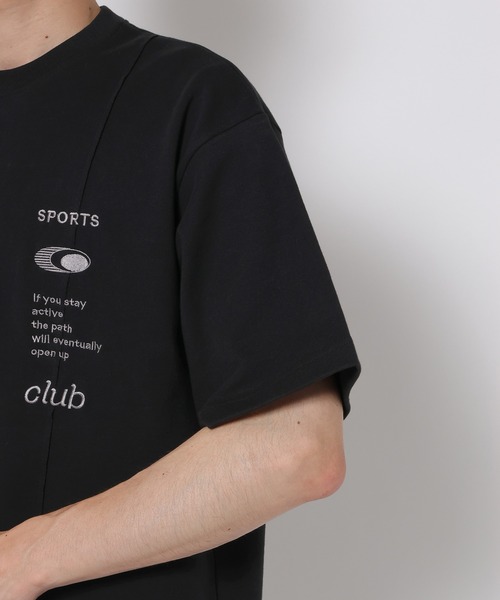 RAGEBLUE(レイジブルー)の「Cutting Design Logo Print T-Shirt/キリカエロゴプリントTシャツ(Tシャツ/カットソー・メンズ・ブラック/グレー/ホワイト・LARGE/MEDIUM)」の9枚目の写真