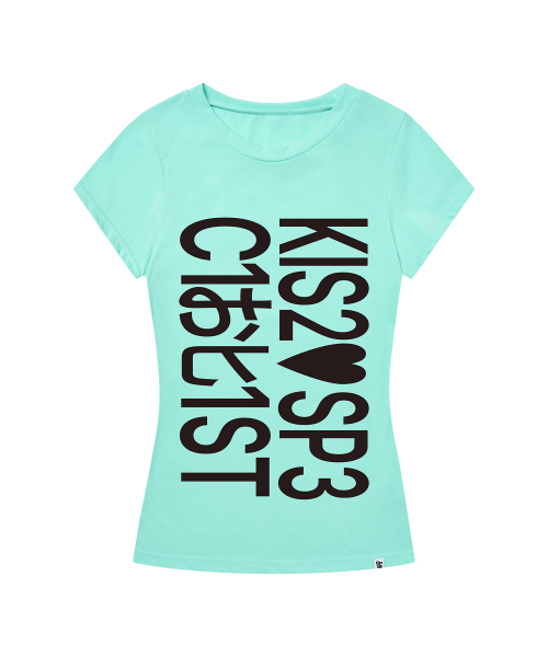 GRAVER（グレーバー）の「[ウーマン]TYPA BABY ベイビーT_MINT（Tシャツ/カットソー・レディース・ミント・ONE SIZE）」の8枚目の写真