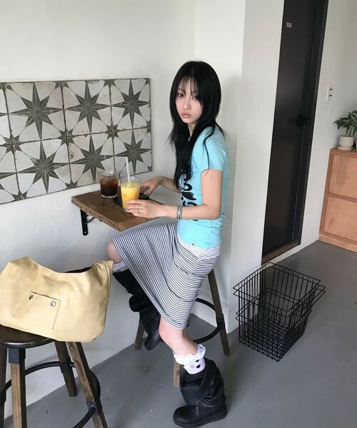 GRAVER（グレーバー）の「[ウーマン]TYPA BABY ベイビーT_MINT（Tシャツ/カットソー・レディース・ミント・ONE SIZE）」の12枚目の写真