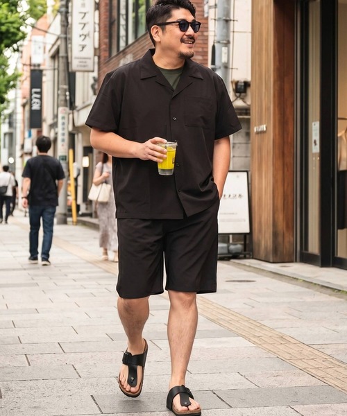 セール】セットアップ 半袖シャツ ショートパンツ メンズ 大きいサイズ