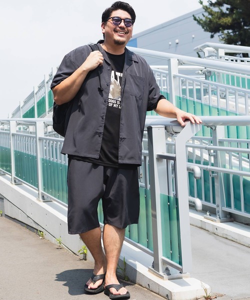 セットアップ 夏 半袖シャツ ショートパンツ メンズ 大きいサイズ WEB