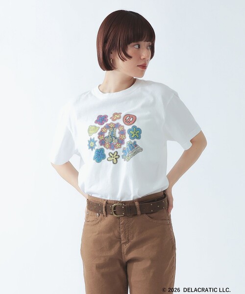 Ray BEAMS（レイビームス）の「【8/6値下げ】【別注】GOOD ROCK SPEED / Music Tシャツ（Tシャツ/カットソー・レディース・ベージュ/ブラック/ホワイト/ピンク・ONE SIZE）」の9枚目の写真