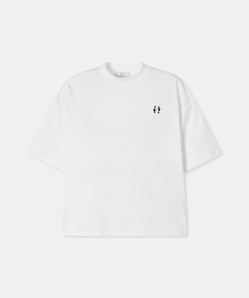 THEENDQUESTION(ジエンドクエスチョン)の「Symbol embroidery t-shirt / WHITE(Tシャツ/カットソー・レディース・その他・FREE)」の1枚目の写真