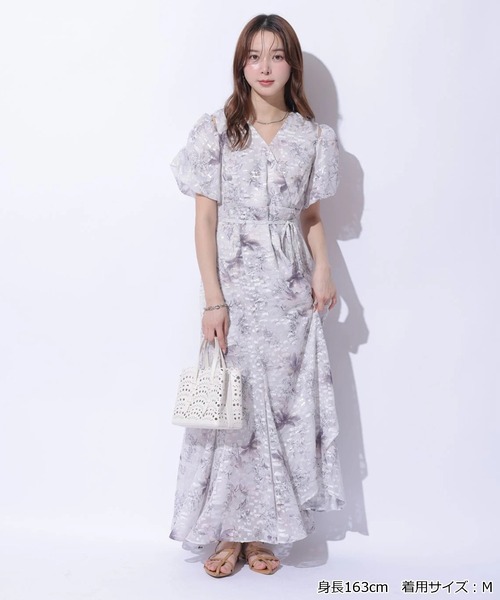 Mystrada（マイストラーダ）の「ジュイフラワーカシュクールワンピース（ワンピース・レディース・ピンク/ライトブルー・38/36）」の10枚目の写真