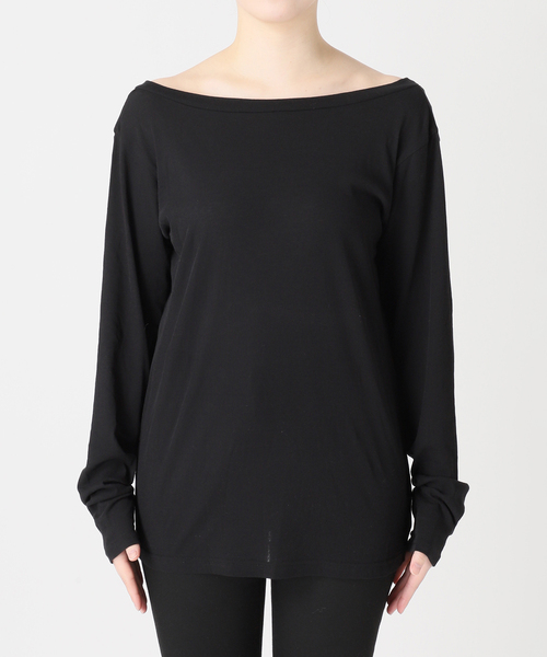 JOURNAL STANDARD（ジャーナルスタンダード）の「《追加》シアーフライス2WAYロングスリーブ（Tシャツ/カットソー・レディース・ブラック/ホワイト/ブラウン・FREE）」の18枚目の写真