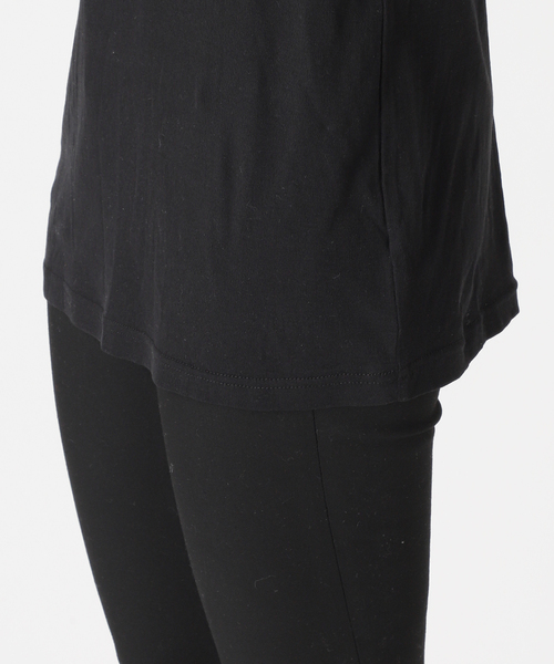 JOURNAL STANDARD（ジャーナルスタンダード）の「《追加》シアーフライス2WAYロングスリーブ（Tシャツ/カットソー・レディース・ブラック/ホワイト/ブラウン・FREE）」の11枚目の写真