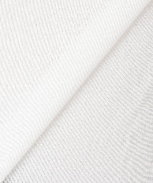JOURNAL STANDARD（ジャーナルスタンダード）の「《追加》シアーフライス2WAYロングスリーブ（Tシャツ/カットソー・レディース・ブラック/ホワイト/ブラウン・FREE）」の6枚目の写真