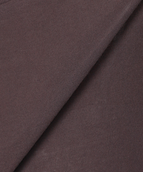 JOURNAL STANDARD（ジャーナルスタンダード）の「《追加》シアーフライス2WAYロングスリーブ（Tシャツ/カットソー・レディース・ブラック/ホワイト/ブラウン・FREE）」の4枚目の写真