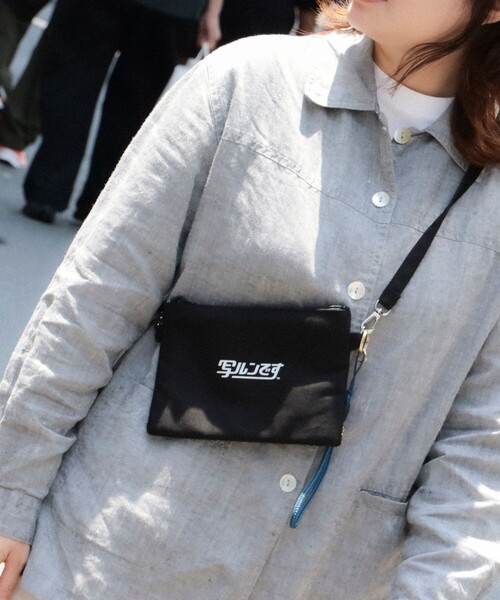 BEAMS JAPAN(ビームス ジャパン)の「【別注】写ルンです 2Way バッグ(ショルダーバッグ・レディース・ブラック/グリーン・ONE SIZE)」の18枚目の写真