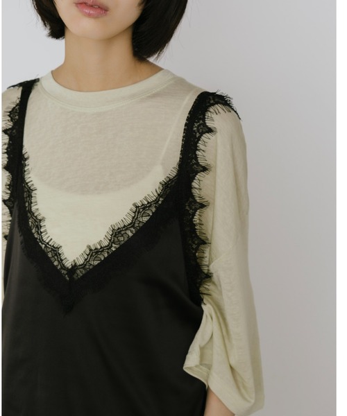 duei(デュイ)の「オーバーサイズビッグシルエットTシャツ(Tシャツ/カットソー・レディース・ライトグリーン/ネイビー/パープル・FREE)」の18枚目の写真