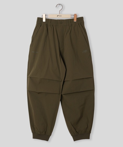 NEW BALANCE NB Grey jogger ribbed pants MB61X6WZ