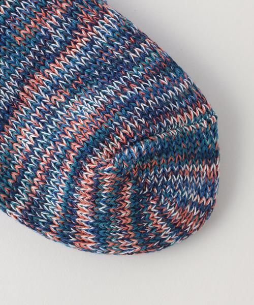 UNITED ARROWS（ユナイテッドアローズ）の「UA MIX SOCKS◆（ソックス/靴下・メンズ・オフホワイト/コバルトブルー/ターコイズブルー・FREE）」の4枚目の写真