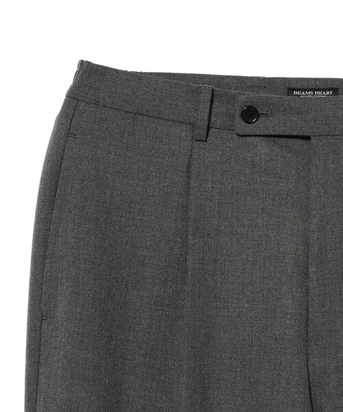 BEAMS HEART(ビームスハート)の「セミワイド イージー 1プリーツ スラックス(スラックス・メンズ・グレー・MEDIUM/SMALL/X-LARGE/LARGE)」の7枚目の写真