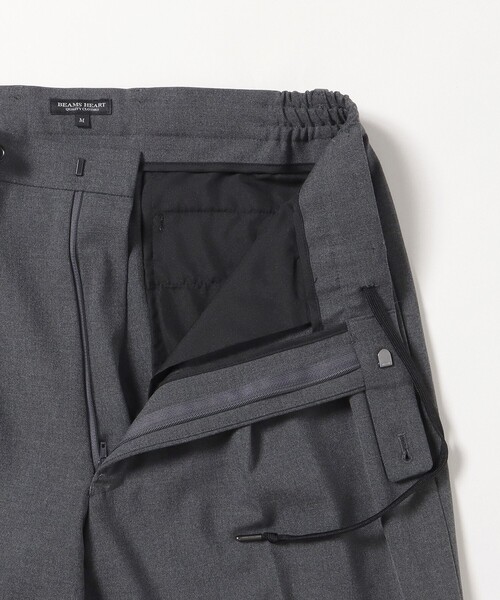 BEAMS HEART(ビームスハート)の「セミワイド イージー 1プリーツ スラックス(スラックス・メンズ・グレー・MEDIUM/SMALL/X-LARGE/LARGE)」の14枚目の写真