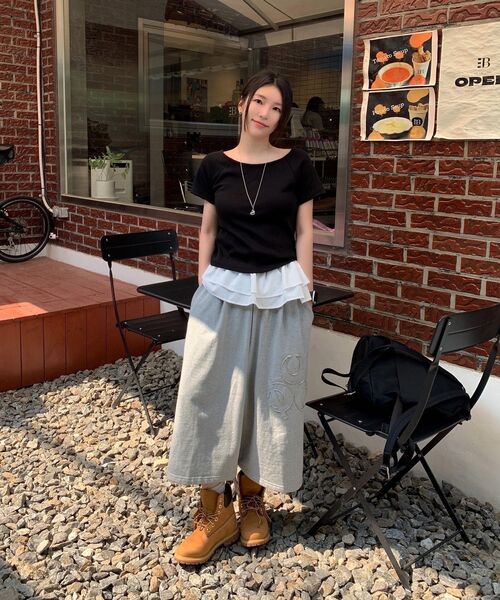 DAUSPICE（ディーオスピス）の「(DUC) Symbol Bermuda Sweat Shorts Grey（その他パンツ・メンズ・ライトグレー・LARGE/MEDIUM/SMALL）」の12枚目の写真