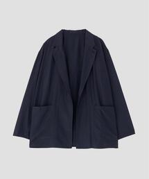 【値下げしました】Heve美品HANABIRATRENCH ネイビー ジャケット セール】YLEVE｜イレーヴのテーラードジャケット（ブルー・ネイビー