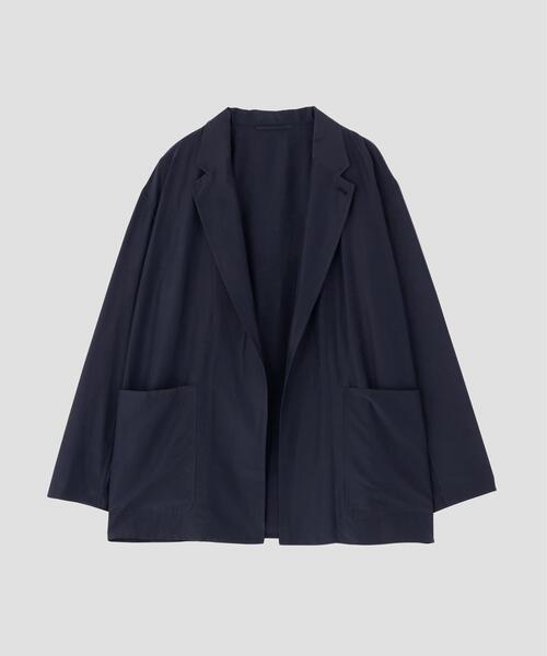 【値下げしました】Heve美品HANABIRATRENCH ネイビー ジャケット セール】YLEVE｜イレーヴ（レディース）のテーラードジャケット