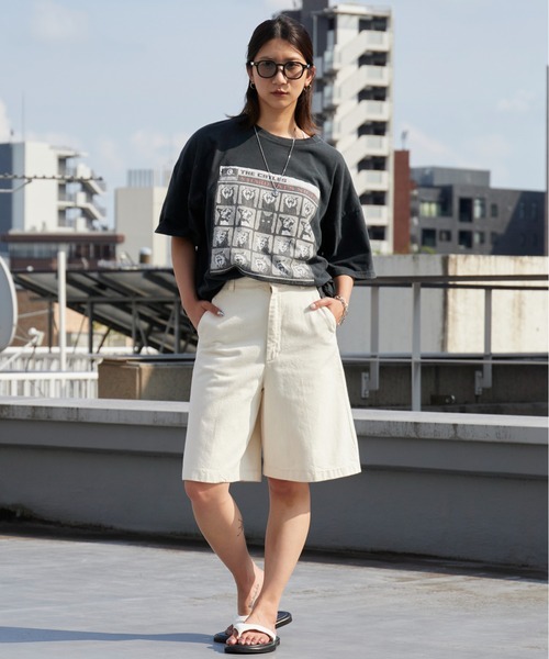 REMI RELIEF(レミレリーフ)の「REMI RELIEF/レミレリーフ HARS SP加工20/-天竺BIGサイズT(A HARD CAT'S NIGHT) ヴィンテージ コットンTシャツ メンズ 秋 秋服 2026年秋冬(Tシャツ/カットソー・メンズ・ホワイト/ブラック/ワインレッド・M/L)」の20枚目の写真