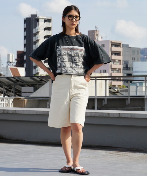 REMI RELIEF(レミレリーフ)の「REMI RELIEF/レミレリーフ HARS SP加工20/-天竺BIGサイズT(A HARD CAT'S NIGHT) ヴィンテージ コットンTシャツ メンズ 秋 秋服 2026年秋冬(Tシャツ/カットソー・メンズ・ホワイト/ブラック/ワインレッド・M/L)」の21枚目の写真