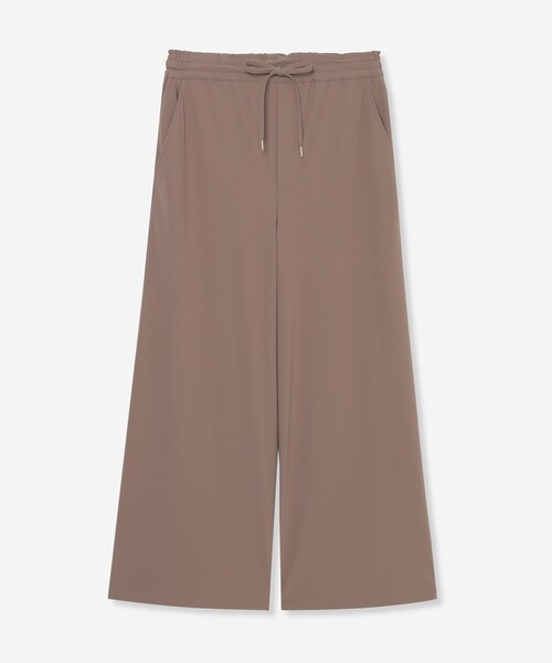 MACKINTOSH LONDON(マッキントッシュ ロンドン)の「【Lesbury Easy Pants/レスベリー イージーパンツ】トリコットストレッチワイドパンツ(その他パンツ・レディース・ベージュ/ブラック/ブラウン・38/36)」の2枚目の写真