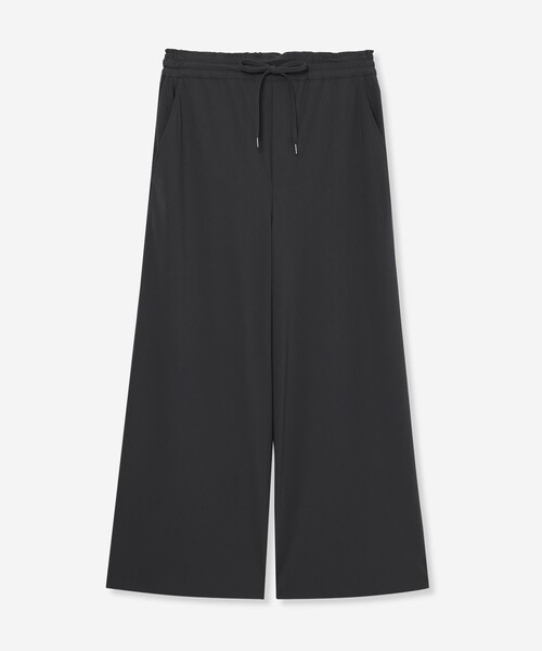 MACKINTOSH LONDON(マッキントッシュ ロンドン)の「【Lesbury Easy Pants/レスベリー イージーパンツ】トリコットストレッチワイドパンツ(その他パンツ・レディース・ベージュ/ブラック/ブラウン・38/36)」の1枚目の写真