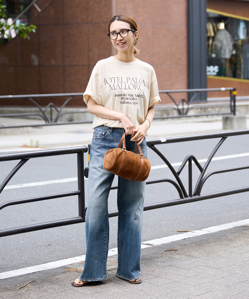 FRAMeWORK（フレームワーク）の「DENIM DELIGHT DAYS セルビッチデニムベルボトムジーンズ（デニムパンツ・レディース・ブルー系その他・26/30/28）」の8枚目の写真