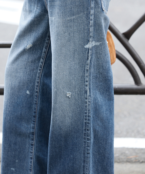 FRAMeWORK（フレームワーク）の「DENIM DELIGHT DAYS セルビッチデニムベルボトムジーンズ（デニムパンツ・レディース・ブルー系その他・26/30/28）」の16枚目の写真