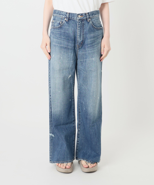 FRAMeWORK(フレームワーク)の「DENIM DELIGHT DAYS セルビッチデニムベルボトムジーンズ(デニムパンツ・レディース・ブルー系その他・26/30/28)」の11枚目の写真