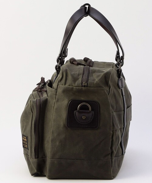 FILSON(フィルソン)の「FILSON/フィルソン 48 Hour Tin Cloth Duffle Bag/48アワー ティンクロス ダッフルバッグ(ボストンバッグ・メンズ・オリーブ・ONE SIZE)」の2枚目の写真